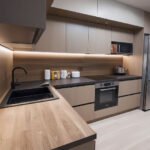 Petite cuisine sur mesure optimisée pour les petits espaces au Maroc