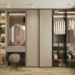 Dressing ouvert moderne sur mesure pour chambre au Maroc